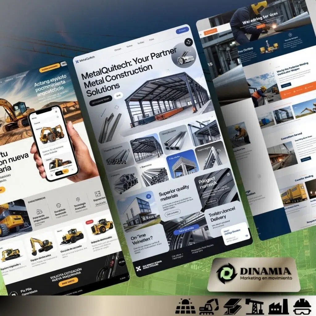 Diseño de sitios web industriales